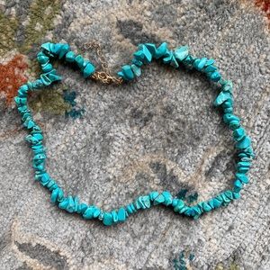 Turquoise Puka Shell Necklace